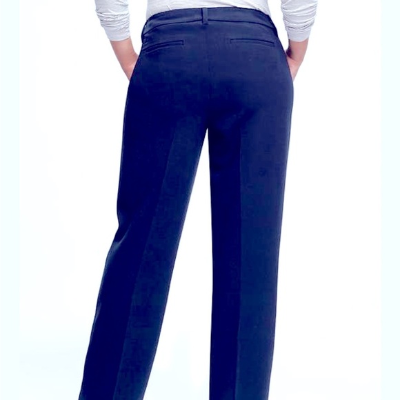 Ralph Lauren plus royal blue straight mid rise cotton stretch pants women's 22W - Picture 1 of 10